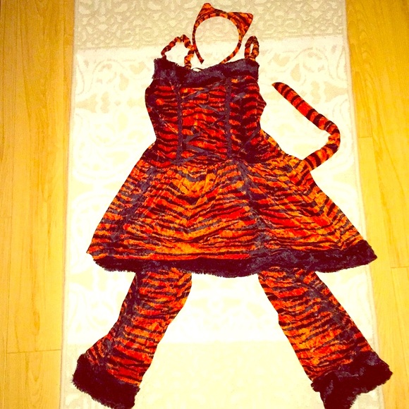 🎃👻 TIGRESS GIRL HALLOWEEN Costume-Large-10/12 - Picture 2 of 3